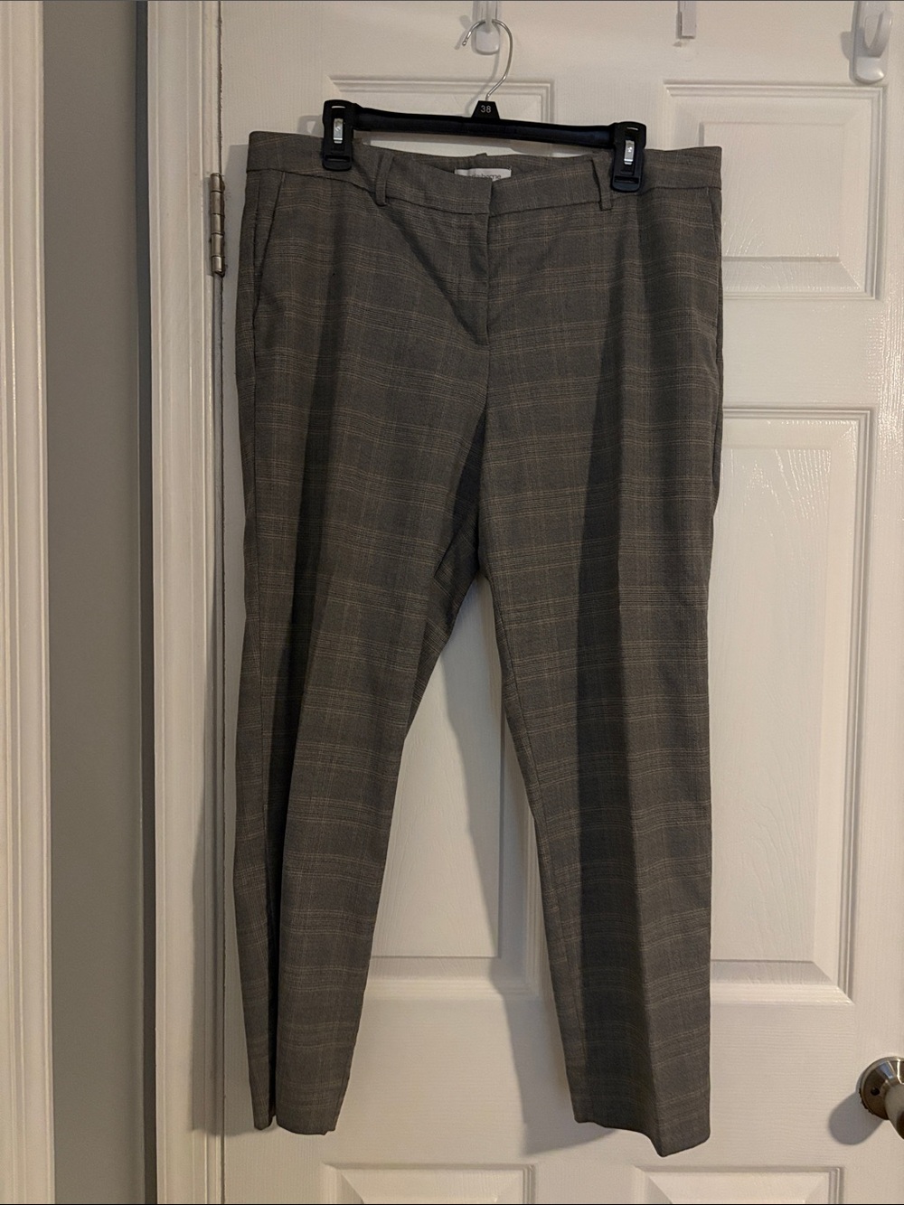 Liz Claiborne Gray Plaid Dress Trousers